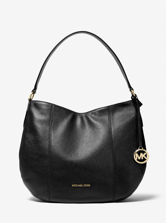 MICHAEL Michael Kors Brooke Large Pebbled Leather Shoulder Bag ShopStyle