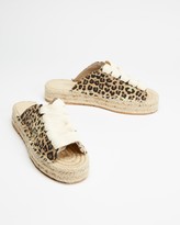 Thumbnail for your product : Walnut Melbourne Women's Neutrals Flat Sandals - Mimi Espadrilles - Size 38 at The Iconic