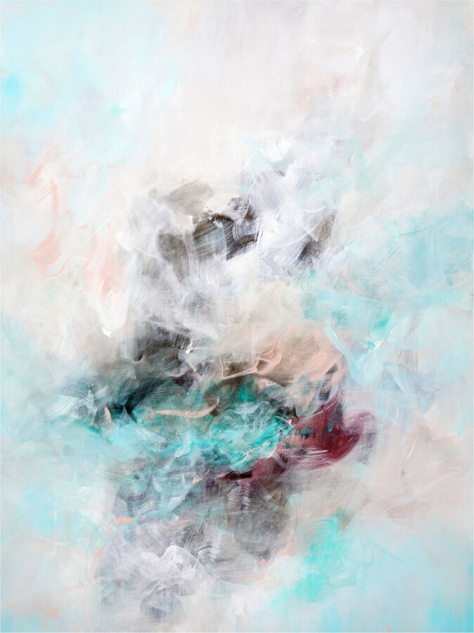 Trademark Fine Art Francoise Wattre Chilled by the Ocean wind Canvas Wall Art