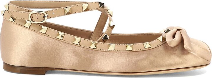 Valentino Garavani Rockstud" ballet flats - ShopStyle