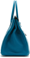 Thumbnail for your product : Bleu Izmir Taurillon Clemence Birkin 35cm