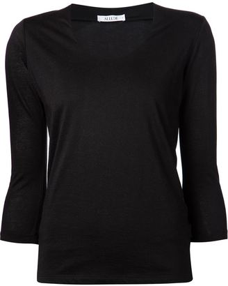 Allude scoop neck T-shirt