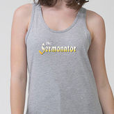 Thumbnail for your product : American Apparel The SERMONATOR Funny church Pastor T-shirt Long winded Gag Gift Adult Tank Top
