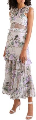 Alice McCall Oh So Lovely Floral-print Mesh Midi Dress