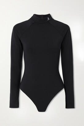 Koral + David Koma Holly Laser-cut Stretch-jersey Bodysuit - Black - x small
