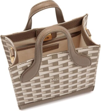 Bally mini Pennant-print tote bag - ShopStyle
