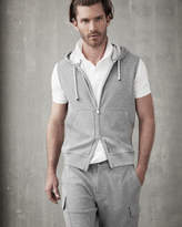 Thumbnail for your product : Brunello Cucinelli Spa Double-Sided Sleeveless Hoodie, Medium Gray
