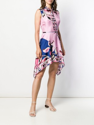 Pucci Printed Asymmetric Dress