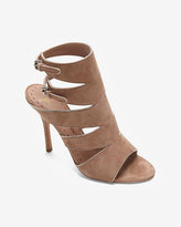 Thumbnail for your product : Jean-Michel Cazabat Silver Piping Cutout Suede Sandal