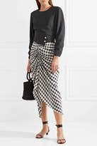 Thumbnail for your product : Tibi Layered Twill Top - Black
