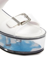 Thumbnail for your product : Athena YRU Qloud Flatform Sandals with Transparent Sole