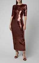 Thumbnail for your product : Sally LaPointe Sequined Maxi Dress