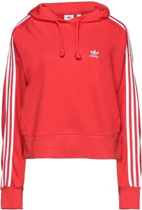 red adidas sweatshirt women's
