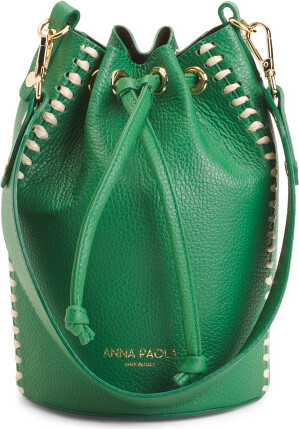 TJMAXX Leather Small Bucket Bag ShopStyle