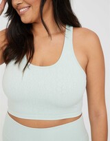 Thumbnail for your product : aerie OFFLINE Seamless Floral Racerback Sports Bra