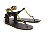 Thumbnail for your product : Ancient Greek Sandals Chrysso Gold Beaded Sandal