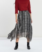 Thumbnail for your product : Faye Black Label - Women's Black Midi Skirts - Venom Midi Skirt - Size One Size, 14 at The Iconic