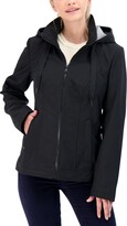 Thumbnail for your product : Sebby Juniors' Hooded Zip-Front Raincoat, Created for Macy's