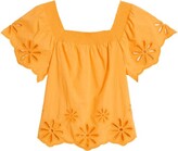 Thumbnail for your product : Rails Sonora Eyelet Trim Organic Cotton Blend Blouse