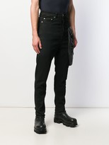 Thumbnail for your product : Rick Owens Tapered Drop-Crotch Jeans