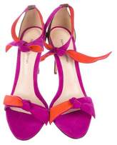 Thumbnail for your product : Alexandre Birman Suede Ankle Strap Sandals