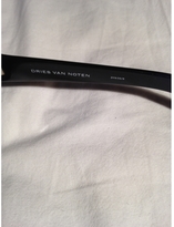 Thumbnail for your product : Dries Van Noten Black Plastic Sunglasses