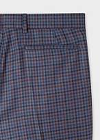 Thumbnail for your product : Men's Tapered-Fit Two-Tone Check Wool Trousers