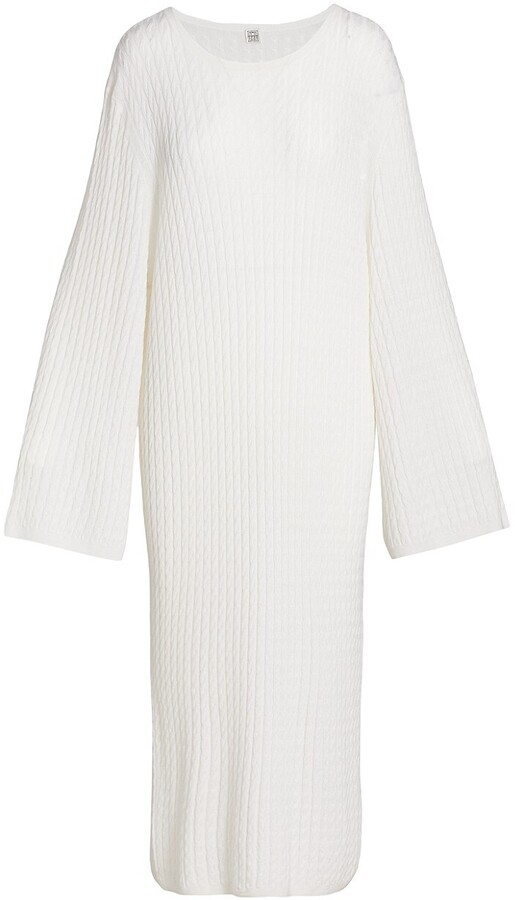 Totême Cable Knit MidiDress ShopStyle