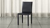 Thumbnail for your product : Crate & Barrel Folio Ebony Bonded Leather Dining Chair