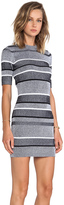 Thumbnail for your product : Alexander Wang T by Rib Knit Short Sleeve Dress