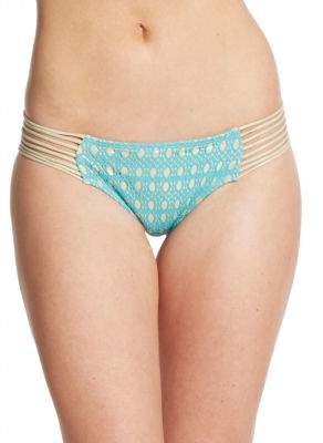 Luli Fama Crochet Strappy Bikini Bottoms