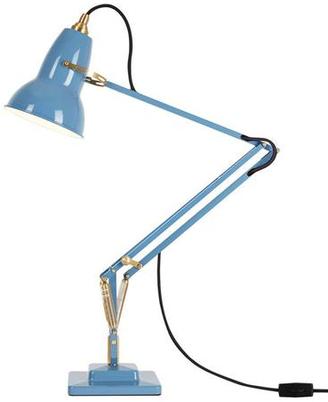 Anglepoise Original 1227TM Brass Desk Lamp in Dusty Blue