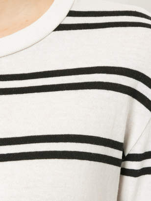 Bassike striped jersey top