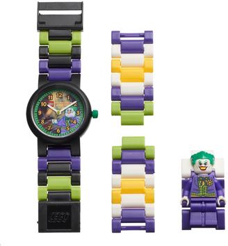 Lego Kids' DC Comics Joker Minifigure Interchangeable Watch Set