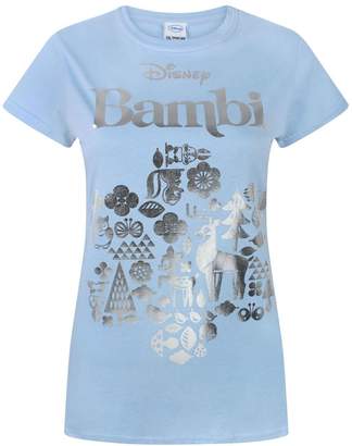 Disney Bambi Silver Foil Women's T-Shirt (XXL)