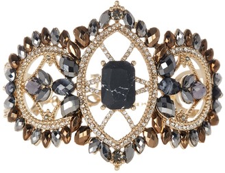 Jenny Packham Crystal & Stone Cuff Bracelet