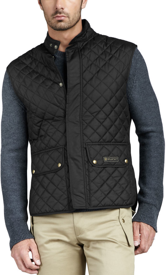 Belstaff Technical Quilted Vest - ShopStyle Outerwear