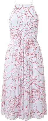Jigsaw Floral Contours Halter Dress
