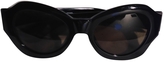 Thumbnail for your product : Dries Van Noten Black Plastic Sunglasses