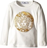 Thumbnail for your product : Versace Kids Medusa Print w/ Stone Graphic Long Sleeve Tee