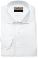 Thumbnail for your product : Canali Solid Egyptian-Cotton Dress Shirt, White