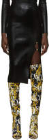 Thumbnail for your product : Versace Jeans Couture Black Lame Slit Skirt