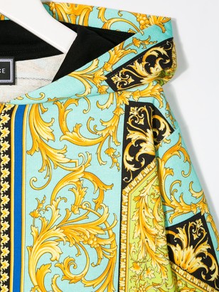 Versace Children Baroque Print Jacket
