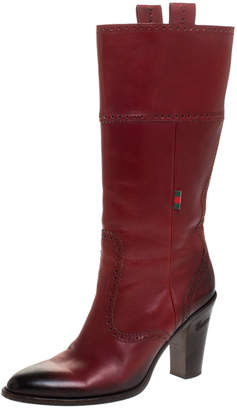gucci mid calf boots