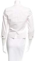 Thumbnail for your product : Isabel Marant Cropped Three-Quarter Sleeve Blazer