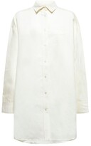 Thumbnail for your product : Totême Logo Embroidered Buttoned Shirt