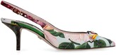 Thumbnail for your product : Dolce & Gabbana Fabric Slingback Pumps