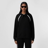 Thumbnail for your product : Burberry Logo Tape Cotton Oversized Hoodie