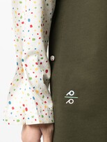 Thumbnail for your product : PortsPURE Polka Dot-Print Panelled Sweatshirt