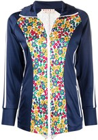 Thumbnail for your product : Marni Panelled Floral-Detail Track Jacket